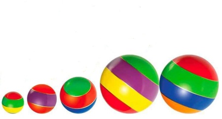 Купить Мячи резиновые (комплект из 5 мячей различного диаметра) в Озёрах 